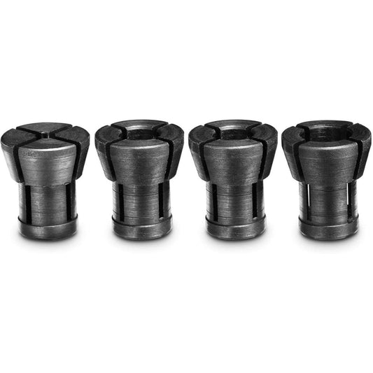 4Pcs Router Collet Kit, 1/8" to 5/16" Router Bit Collet Accessory for Trim Router, Engraving Machine Tool, CNC Router Machine