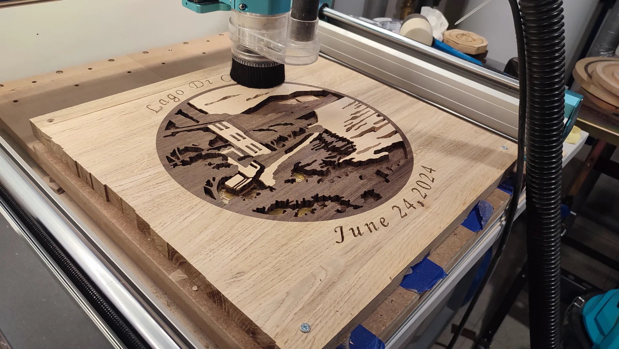 Show Case: Lake Como–themed Lazy Susan